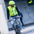 Gilet jaune de sécurité coupe-vent pour la sécurité à vélo