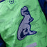 Gilet réfléchissant enfant Wowow Zippy 3 à 10 ans avec motif dinosaure pour sécurité vélo