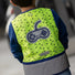Gilet reflechissant enfant Wowow Zippy 3 a 10 ans motif manette pour securite et visibilite a velo