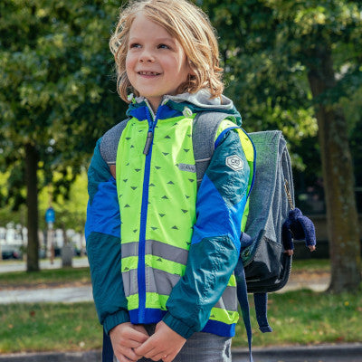 Gilet réfléchissant enfants jaune fluo Jackson Go Fluo - #4