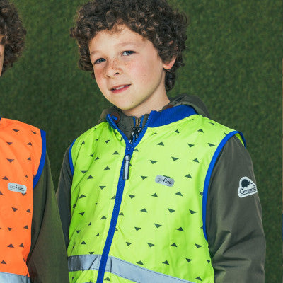 Gilet réfléchissant enfants jaune fluo Jackson Go Fluo - #7