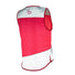 Gilet reflechissant WOWOW Yara femme en rose et rouge pour une securite maximale en velo