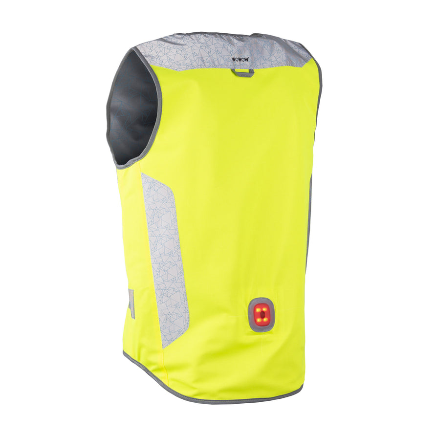 Wowow Jacket Tegra Gilet de sécurité vélo avec éclairage USB intégré