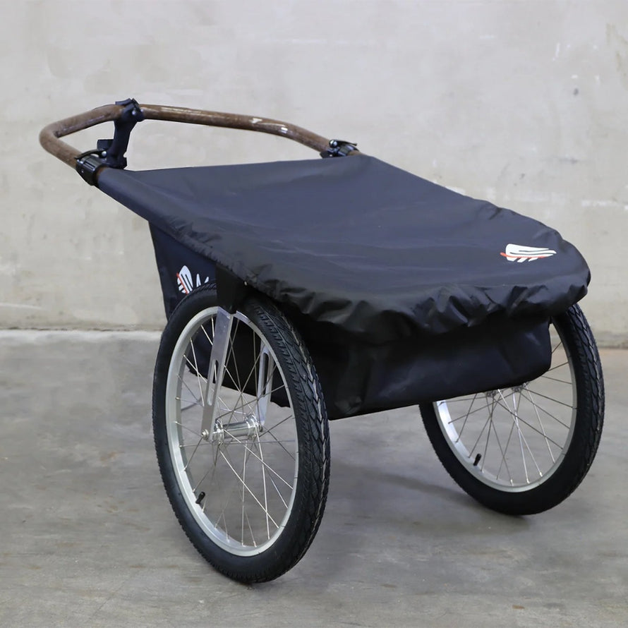 Charlotte de protection pluie Globeforyou pour remorque vélo Maïna, couverture imperméable et résistante