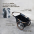 Remorque utilitaire vélo Maïna 20 Globeforyou avec bâche étanche et structure ultra-robuste pour charge jusqu'à 40 kg