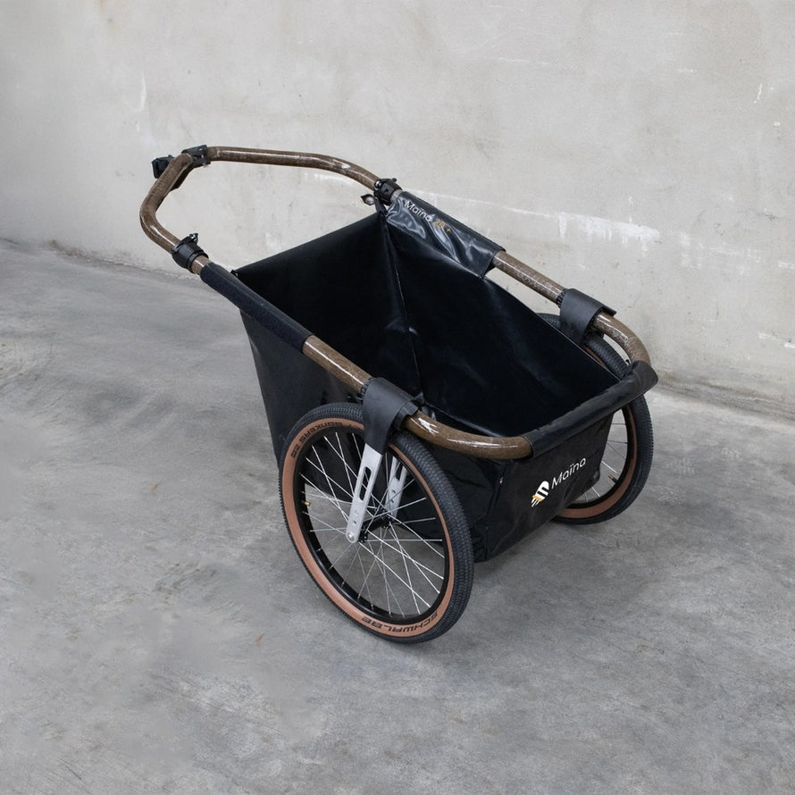 Maïna 20+ : remorque vélo pliable pour charges du quotidien