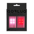 Set 2 lampes clip rechargeables Go Fluo Pulse pour cyclisme securite et visibilite accrue