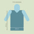 Guide tailles enfants ponchos pluie Poule Party