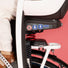 Siege velo enfant inclinable Hamax Caress avec suspension efficace et fixation securisee sur porte-bagages