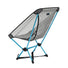 Chaise pliable ultralégère Helinox Chair Zero LT bleue, idéale pour camping et sorties vélo confortables