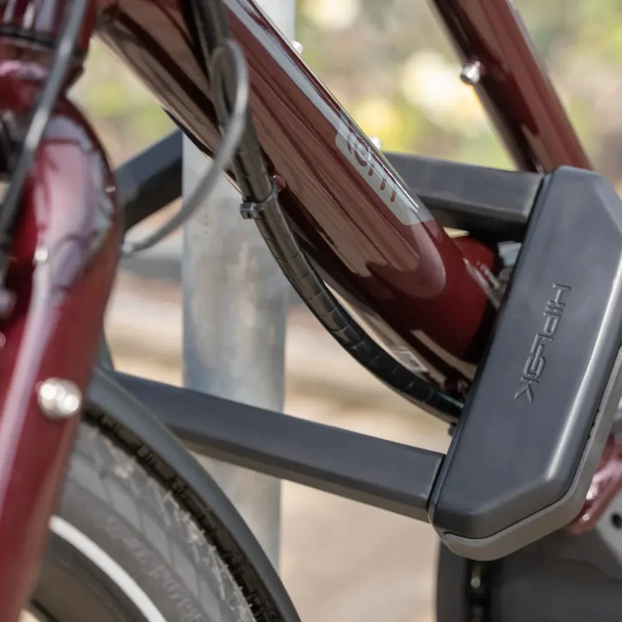 antivol vélo DX1000 hiplok vue sur cadre 