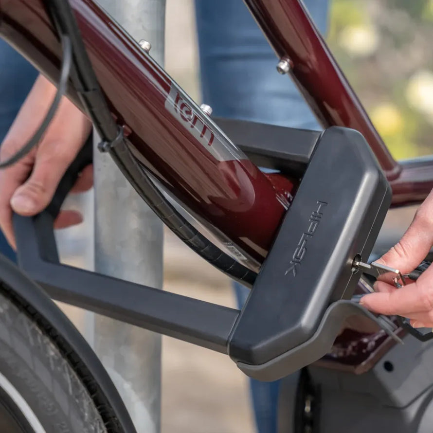 antivol vélo DX1000 hiplok vue de la clé de vérouillage