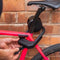 Ancre noire pour vélo avec fixation au sol et au mur Ankr Hiplok