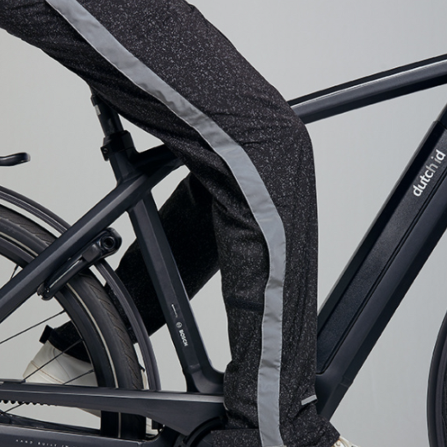 Pantaloni da ciclismo da uomo impermeabili ad alta visibilità Skane Basil