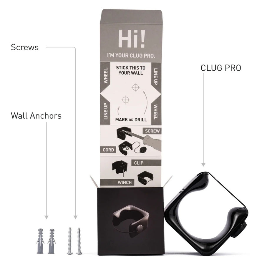 Support mural magnétique Hornit CLUG PRO Plus pour vélo VTT, installation simple et design robuste