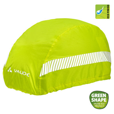 Vaude Luminum Housse protection pluie pour casque de vélo jaune fluo