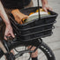 Housse panier vélo Topeak Urban Basket DX noire avec poignée, idéale pour transporter courses et accessoires