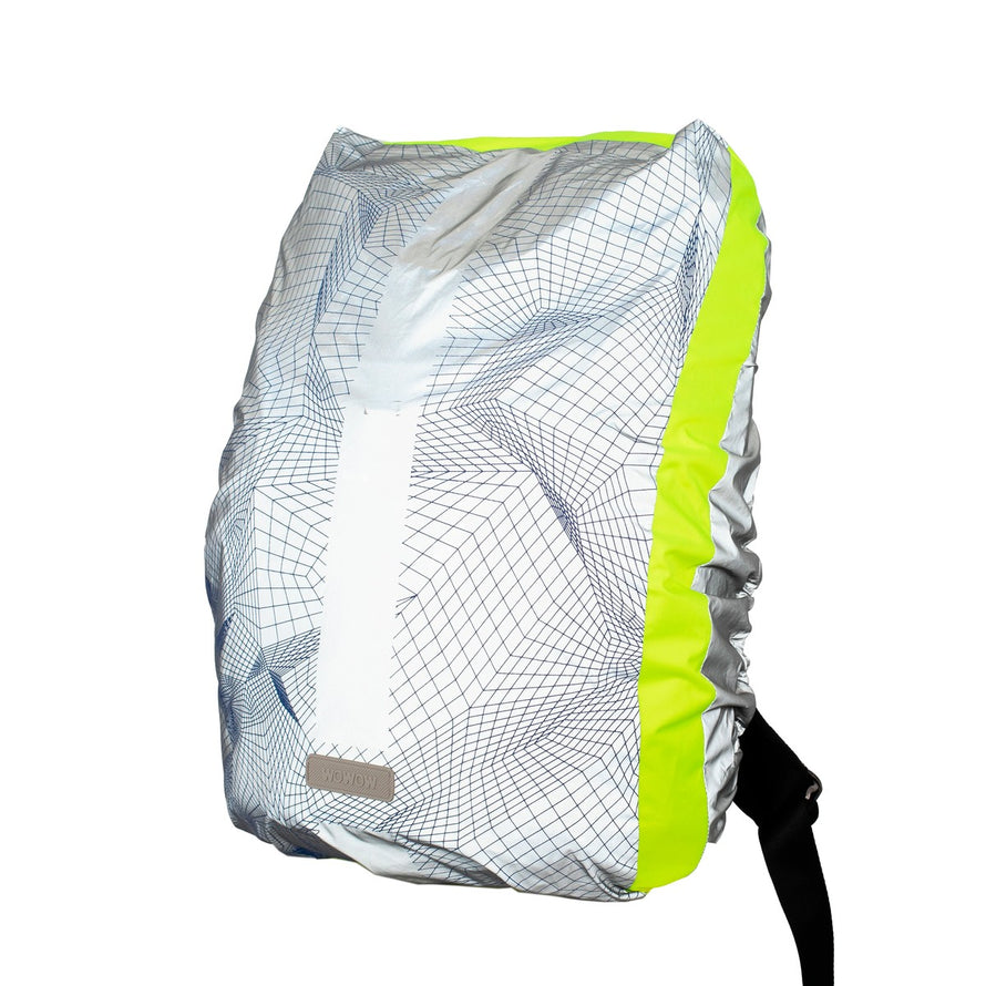 Housse réfléchissante sac à dos vélo WOWOW Chunk Bag 20 à 25 L pour visibilité et sécurité optimale