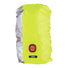 Housse de protection de pluie pour sac à dos réfléchissante avec LED rouge pour cyclistes Abus Lumino Night Cover Yellow