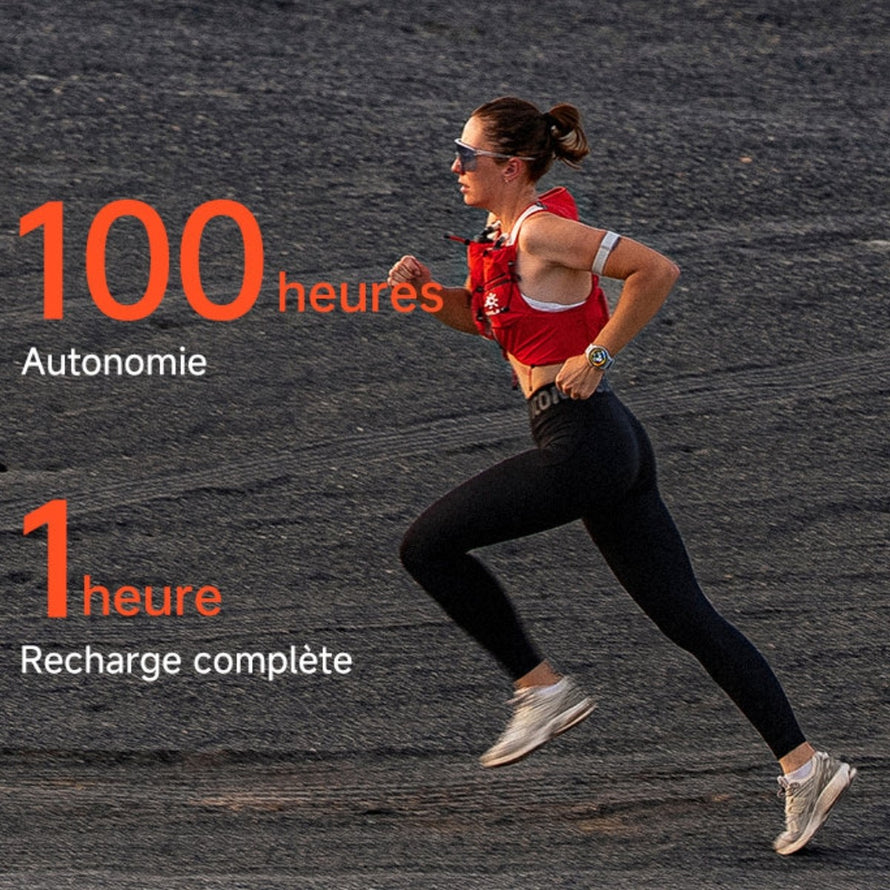 Bracelet capteur cardiaque IGPSPORT HR80 avec 100 heures d'autonomie et recharge rapide en 1 heure