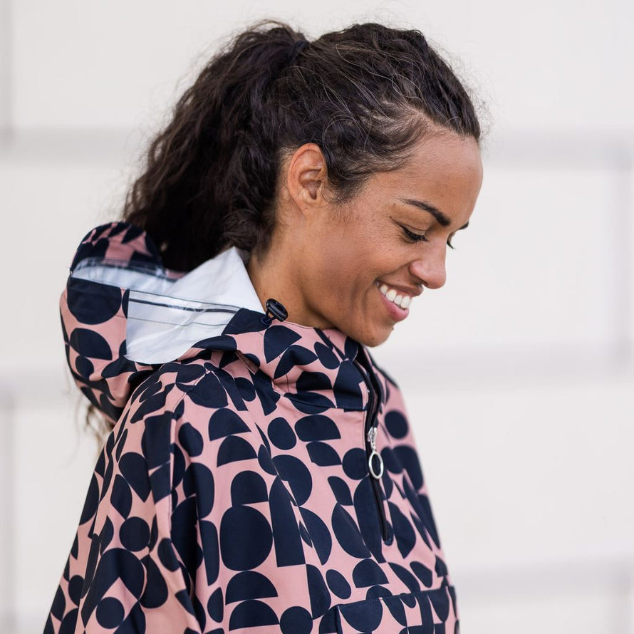 Cape de pluie pour cyclistes urbains imperméable recyclée unisexe adulte.