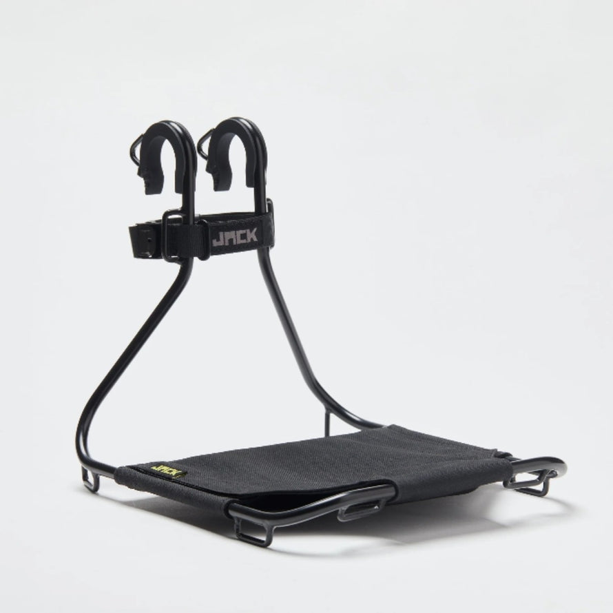 Porte bagages avant Jack the bike rack en acier noir robuste pour vélo urbain pratique et léger