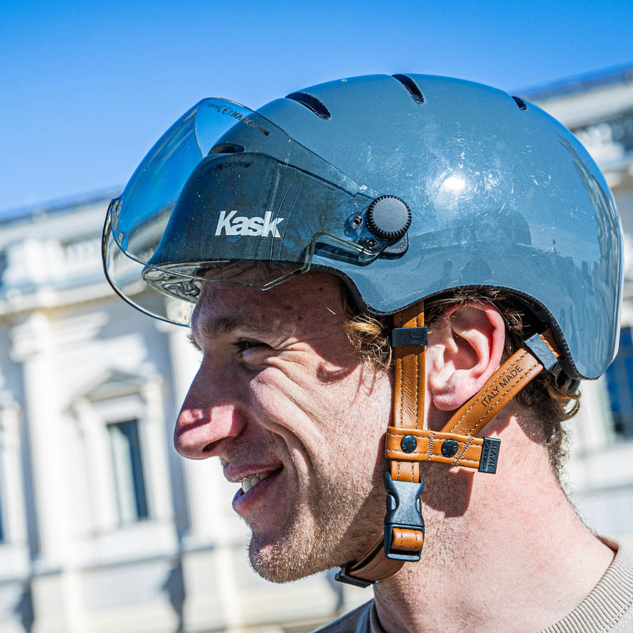 Lifestyle Kask Fahrradhelm für die Stadt mit Visier