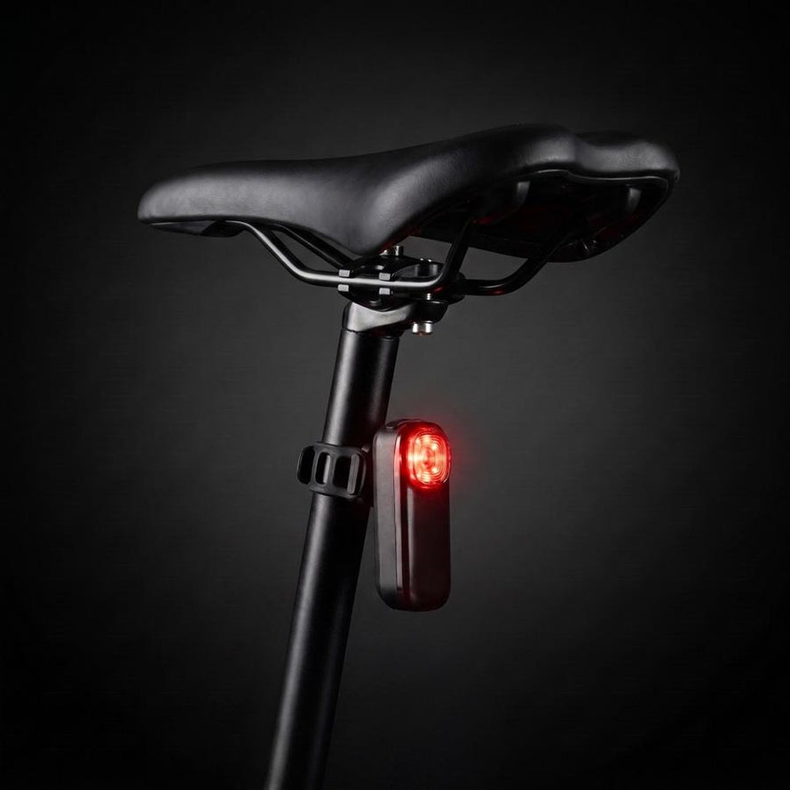 Feu arriere radar Kheax Pulsar R90 pour velo avec alerte securite jusqu a 140 metres