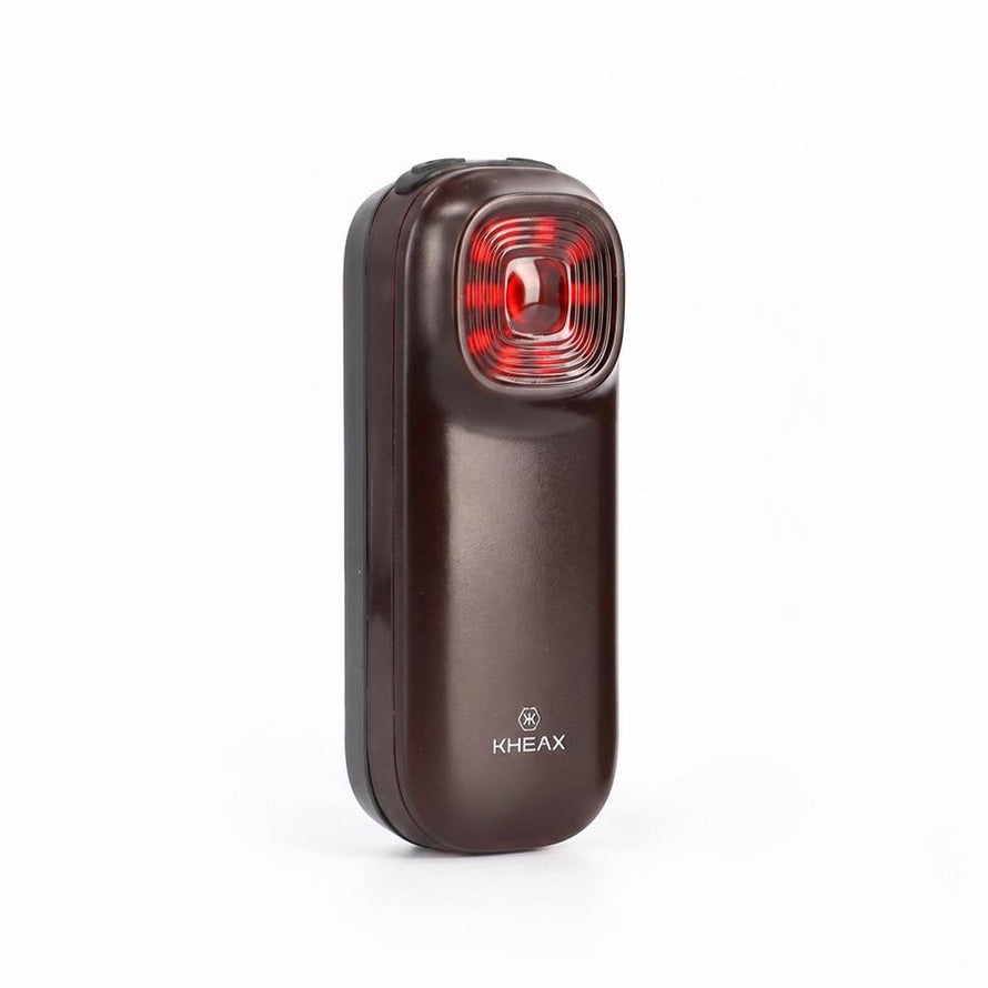 Feu arriere Kheax Pulsar R90 avec alerte a 140 m pour securite optimale du cycliste