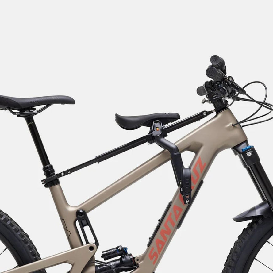 Siège vélo enfant Kit combo pro evo Shotgun alliant confort et sécurité pour sorties en famille à vélo