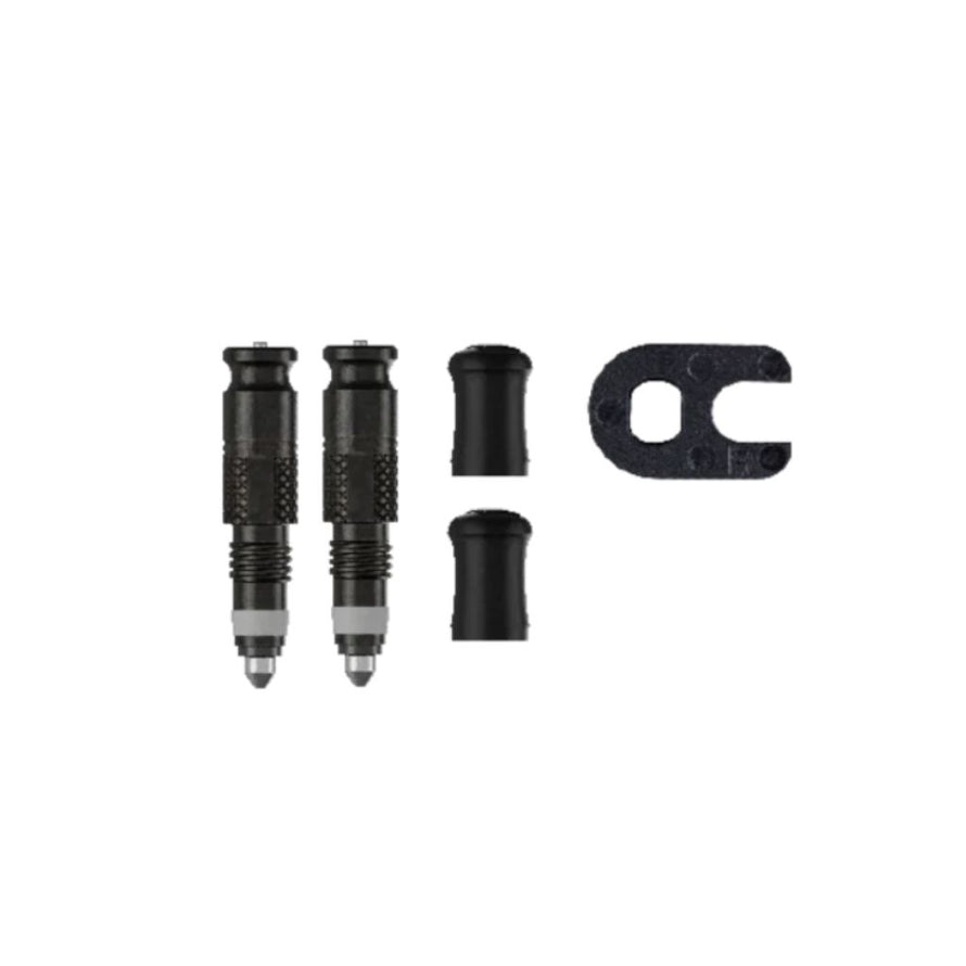 Kit de conversion avec valves uniquement pour passer de Presta à Clik Valve et bénéficier du nouveau système Schwalbe de gonflage de pneus vélos