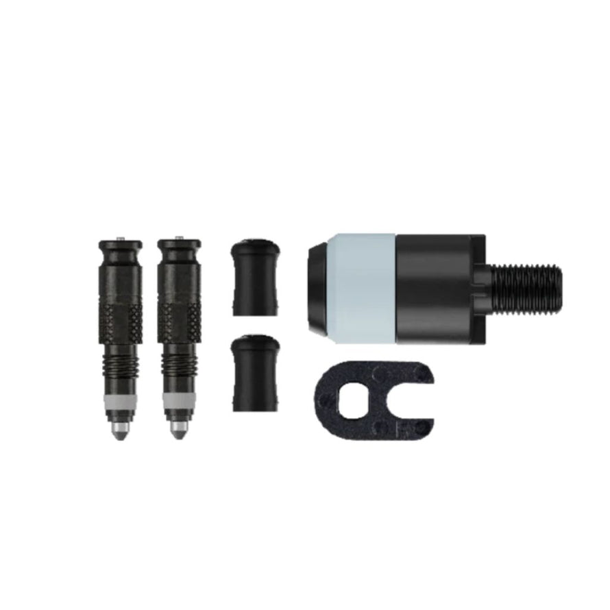 Kit de conversion pour gonflage de pneus vélo de valve Presta vers Clik Valve par Schwalbe, avec adaptateur de pompe vélo