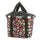 Panier avant vélo Klickfix Bikebasket 15L motif fleurs multicolores, pratique et léger pour vos trajets urbains