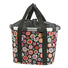 Panier avant vélo Klickfix Bikebasket 15L motif fleurs multicolores, pratique et léger pour vos trajets urbains
