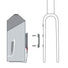 Fixation Klickfix Duo Adapter pour sacoche vélo, montage simple et compatible cadre et fourche