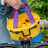 Panier vélo enfant Klickfix Lori Shopper 4L multicolore avec fixation guidon sécurisée et cordon de serrage pratique