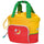 Panier vélo enfant Klickfix Lori Shopper 4L avec cordon de serrage et fixation guidon sécurisée
