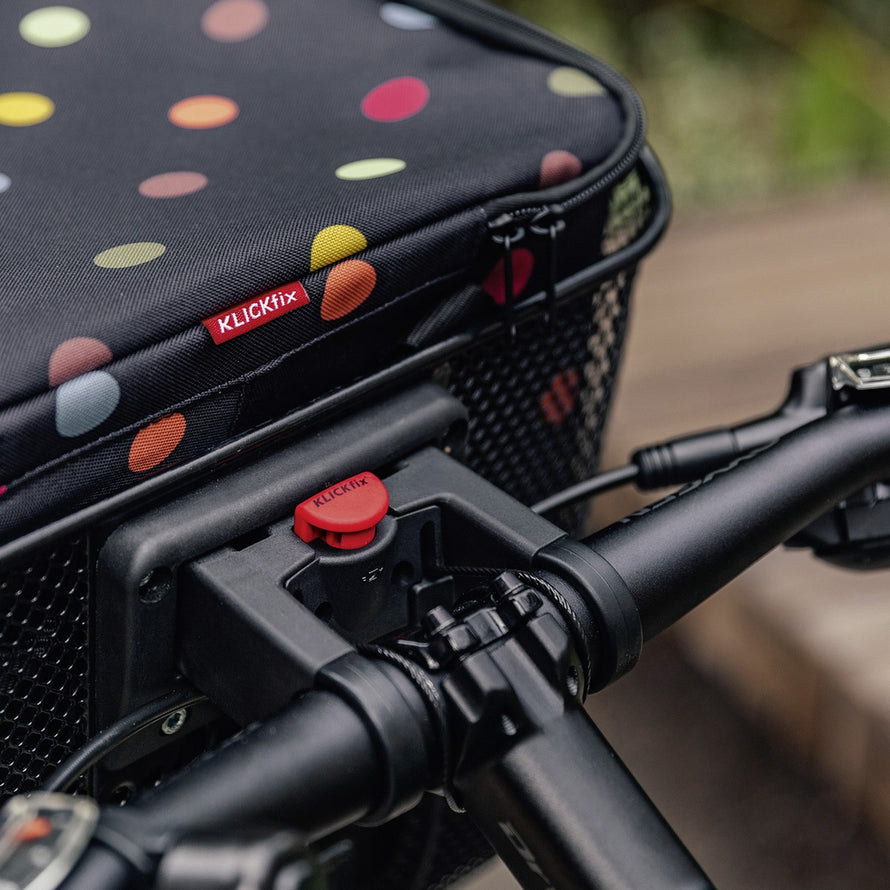 Sac isotherme Klickfix pour panier de guidon vélo, protection thermique pour boissons et repas en déplacement