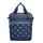 Sacoche arriere velo Klickfix Roomy GT 12L bleu a pois clairs pour porte-bagages universels