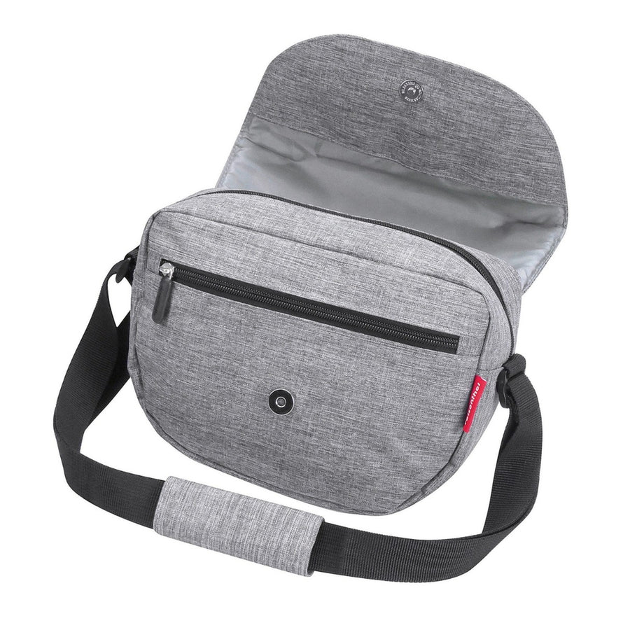 Sacoche guidon vélo Klickfix Reisenthel FunBag 4L gris foncé, convertible et pratique pour transport urbain