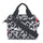 Sacoche guidon Klickfix Roomy 4L motif leopard gris avec bandouliere, pratique et stylée pour vos trajets a velo