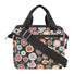 Sacoche guidon vélo Klickfix Roomy 4L à bandoulière multicolore avec motif floral, pratique et stylée