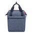 Sacoche arriere velo Klickfix Roomy GT 12L bleu avec poignees et fixation pour porte-bagages universels