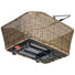 Panier arriere Structura 18L Klickfix avec tressage design et fixation rapide pour porte-bagages velo pratique et solide