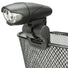 Support de feu pour panier de velo Klickfix Light clip, fixation robuste et pratique en plastique noir