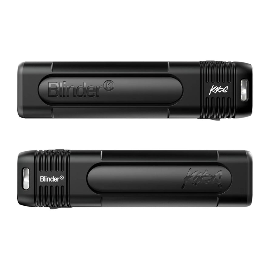 Lampe avant compacte Knog Blinder Pro 1000 noire avec éclairage LED puissant et batterie rechargeable USB