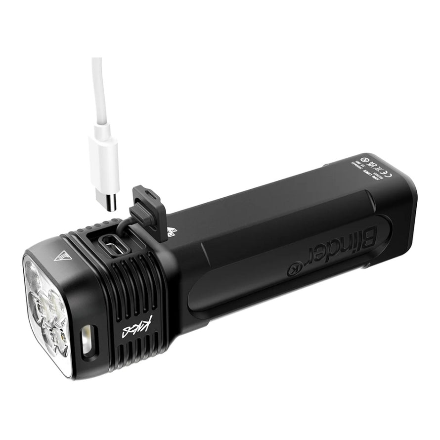 Eclairage avant vélo Knog Blinder Pro 1400 lumens avec LED puissante et recharge USB pour sécurité et visibilité