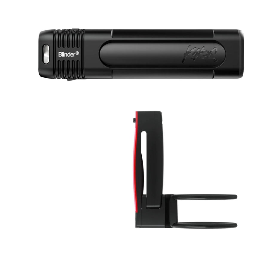 Feu arriere Knog Blinder Pro 700 Plus noir LED avec recharge USB pour securite et visibilite en cyclisme urbain