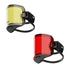 Eclairage avant et arriere Knog Cobber Mini Twinpack, design compact, visible jaune et rouge pour securite velo