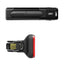 Kit eclairage velo Knog Blinder Pro 1000 avant et Rear Square arriere avec clip rapide et batterie rechargeable USB